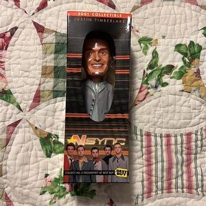 NIB - 2001 NSYNC Justin Timberlake Bobble Head Collectible Best Buy Exclusive